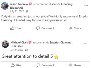 Exterior Cleaning Unlimited Reviews
